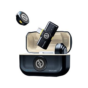 Microfone Lapela Duplo Sem Fio Hollyland Lark M2 - USB C
