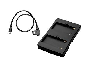 Adaptador de bateria NP-F F980 F970 com Cabo para COLBOR CL