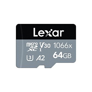 Cartão de Memória Micro SD Lexar 64GB 1066x UHS-I 160MB/s