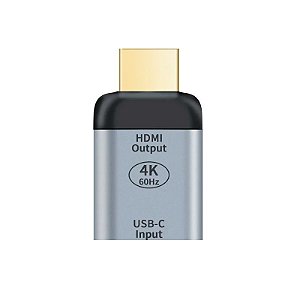 Adaptador Com Entada USB C com Saída HDMI 4k 60Hz