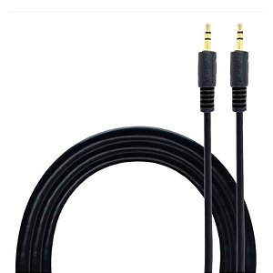 Cabo Auxiliar P2 para P2 Para Microfone 3,5mm x 3,5mm 5m