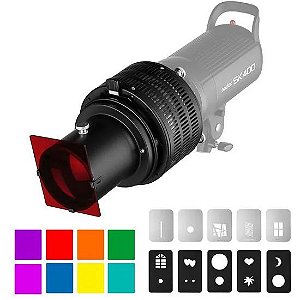 Kit Snoot Efeitos Especiais Bowens Luz Continua Flash