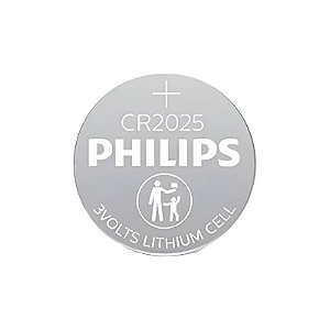 Baterias Pilha Cr2025 3v Philips Moeda
