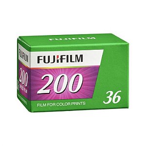 Filme 35mm Fujifilm 200 Colorido 36 Poses Câmera Analógica