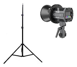 Iluminador De Led Rgb Colbor Cl60r Estudio 65w + Tripé 2,40