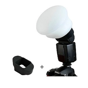 Magsphere Difusor Flash Speedlight Universal + Suporte Extra