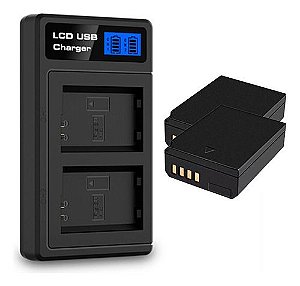 Kit 2 Bateria Mamen Lp-e10 + Carregador T3 T5 T6 T7