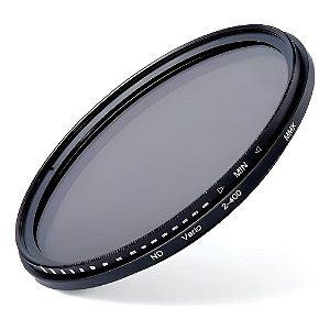 Filtro ND Variável ND2-ND400 DHD 77MM - Pronta entrega NFe