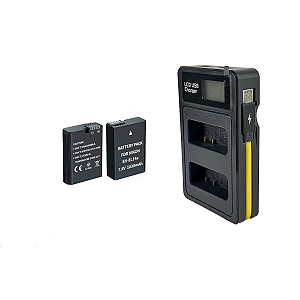 Kit 2 Bateria En-el14 Mamen + Carregador D5600 D5500 D5300