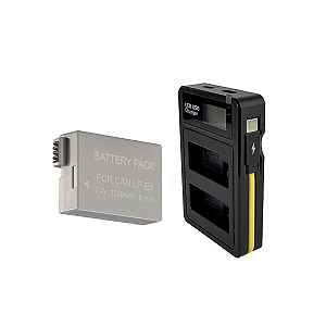 Bateria Lp-e8 Mamen + Carregador Canon T2i, T3i, T4i, T5i