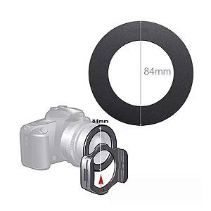 Kit Anel 49 Ao 77mm Para Flash Macro Godox Mf12 Ar-rkit