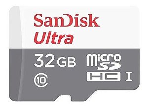 Cartão De Memória Sandisk Ultra Micro SD 32gb 100mb/s