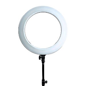 Iluminador Ring Light Greika CL18 Suporta Bateria NP-F970