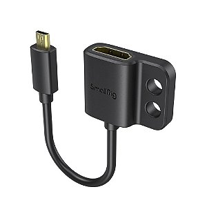 Adaptador Conector Smallrig Micro Hdmi P/ Hdmi Com Trava