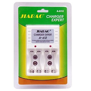 Carregador De pilhas AA AAA 9V NI-CD/Ni-MH - A-612