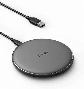Carregador Por Indução Para iPhone Samsung Anker Charger Qi - Preto