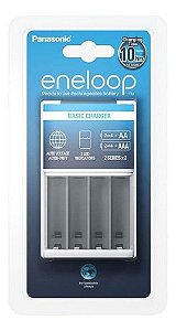 Carregador Eneloop Inteligente P/ 4 Pilhas Bq-cc51c