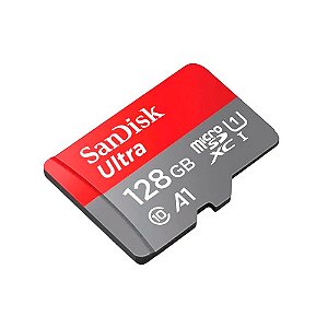 Cartão De Memória Micro SDXC Sandisk Ultra 128gb 140mb/s A1