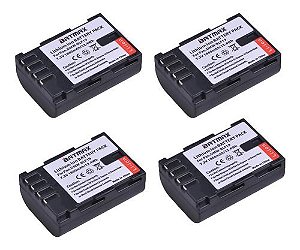 Kit 4 Bat Dmw-blf19e Para Pana Lumix Dmc Gh3 Gh4 Gh5 E +