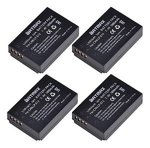 Kit 4 Bateria Lp-e12 Batmax P Canon M50 Sl1 M10 Kiss X7 100d