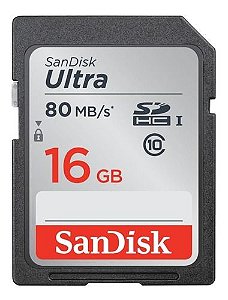 Cartão De Memória Sandisk Sdsdunc-016g-gn6in  Ultra 16gb