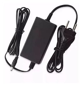 Fonte De Energia 12v 5a Bivolt - Preta 5 Amperes - Plug P4