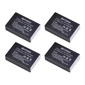 Kit 4 Bat Batmax Lp-e17 - Canon Rp T6i T7i Sl2 Sl3 M3 M5 M6