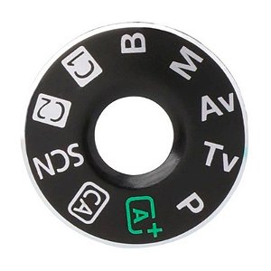 Disco Adesivo Do Seletor Dial Câmera Canon 60d