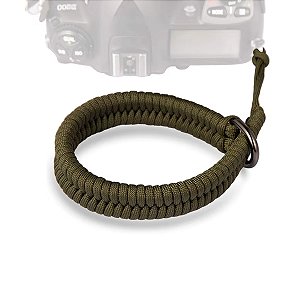 Alça De Punho Trançado Para Câmera E Filmadora