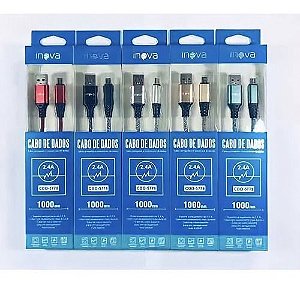 Cabo Micro Usb (tipo B) Para Dados E Carregador Inova 1m