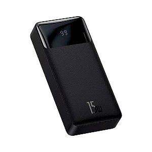 Power Bank Turbo 15W Bipow Display 30.000mAh Preto - Baseus