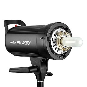 Flash Tocha 400w Godox Sk400ii 220v Para Estúdio Fotográfico