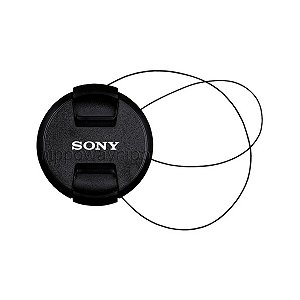 Tampa De Proteção Frontal Objetiva Lente Logo Sony 67mm