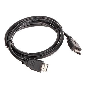 Cabo HDMI Para HDMI FullHD 1 Metro Audio E Video - PRETO