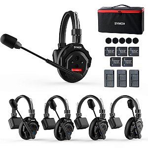 Intercomunicador Profissional Synco Xtalk-X5 Sem Fio