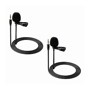 Kit 2 Lapelas Profissionais Neewer CM5 Para Microfone