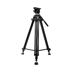Tripé De Câmera Hidráulico Profissional 1,80M Weifeng WF-550