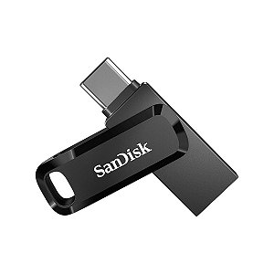 Pendrive Sandisk Ultra Dual Drive GO 64gb Usb e USB C 3.1