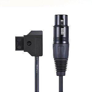 Cabo de alimentação D-TAP para XRL Fêmea - Bateria V-mount em Iluminador CL220 CL330
