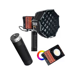 Iluminador W60R RGB Pocket + Grip Bateria + Octabox 25cm