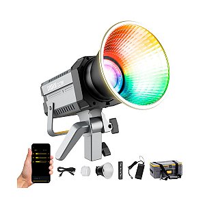 Iluminador Colbor CL220R RGB Bicolor Com Refletor e Difusor