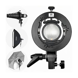 Suporte Flash Adaptador Bowens V1 Ad200/300 Similar Godox s2