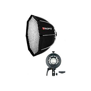 Softbox Octabox Bowens 120cm + Adaptador Para Flash V1 Ad300