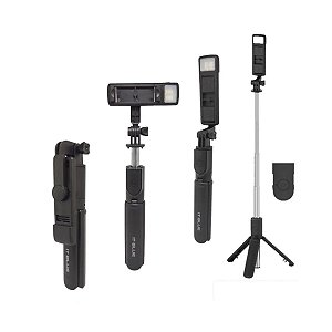 Suporte para Celular com Bastão de Selfie LED B-Max