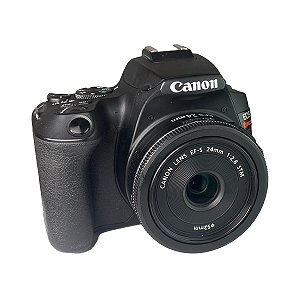 Câmera Seminova Canon SL3 + Lente Canon EF-S 24mm f/2.8 STM
