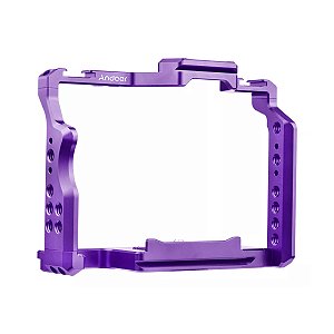 Cage Gaiola Andoer Cameras Sony A7IV A7III A7II A7sII - Roxo