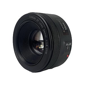 Lente Canon Ef 50mm F1.8 STM - Seminova