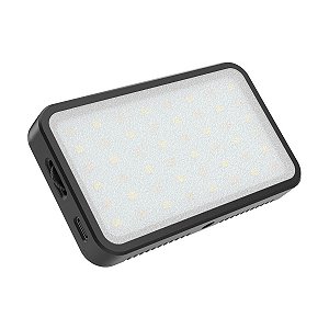 Iluminador LED Bicolor 2700-6500k Colbor PL5 Com Display 5w