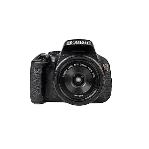 Câmera Canon T3i Seminova + Lente 24mm EF-S 24mm f/2.8 STM