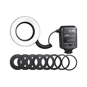 Flash Ring Godox ML-150II Macro Para Câmeras Profissional